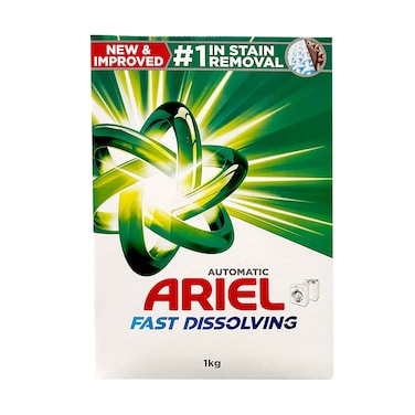 Ariel Fast Dissolving Detergent Powder Automatic 1kg