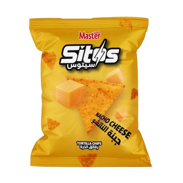 رقائق التورتيلا بالجبن الناتشو من ماستر سيتوس 125 جرام