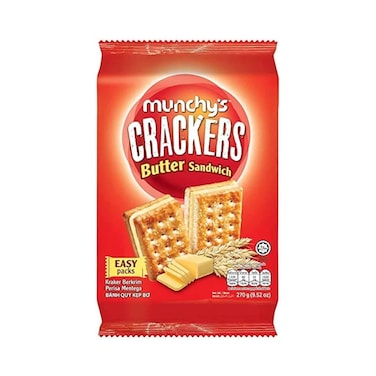 Munchy's Cracker Butter Flavoured Sandwich 270g
