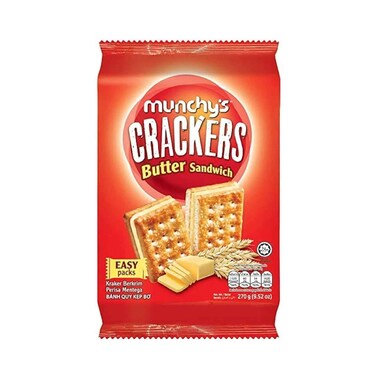 Munchy's Cracker Butter Flavoured Sandwich 270g
