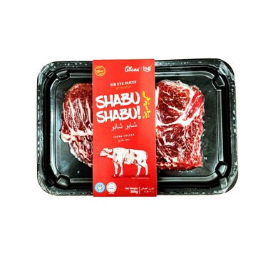 Allana Shabu Shabu Buffalo Ribeye Slices 200gr