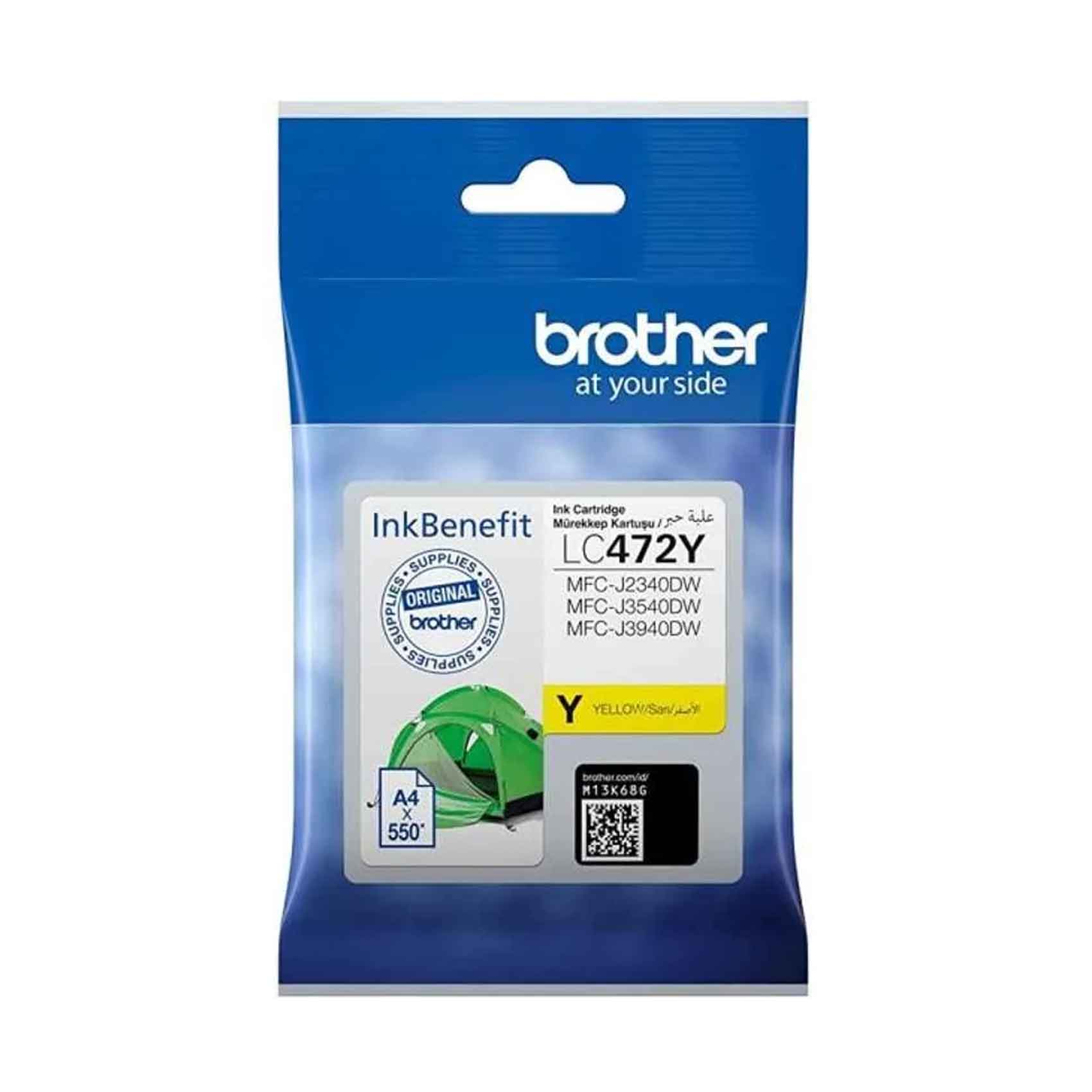 Brother Lc472Y Yellow
