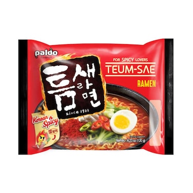 Paldo Teumse Ramen Spicy Instant Noodles 120g