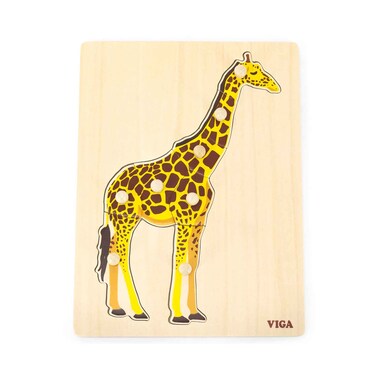 Viga Montessori Puzzle Giraffe