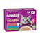 Whiskas Tasty Mix With Mix Of The Sea Collection Flavour in Jelly Cat Food 1 Years And Above 70g Pack of 12