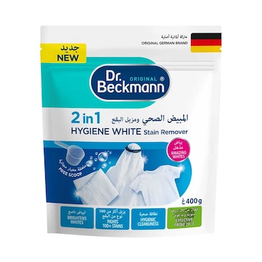 Dr.Beckmann Stain Remover 2In1 Hygiene White 400gr