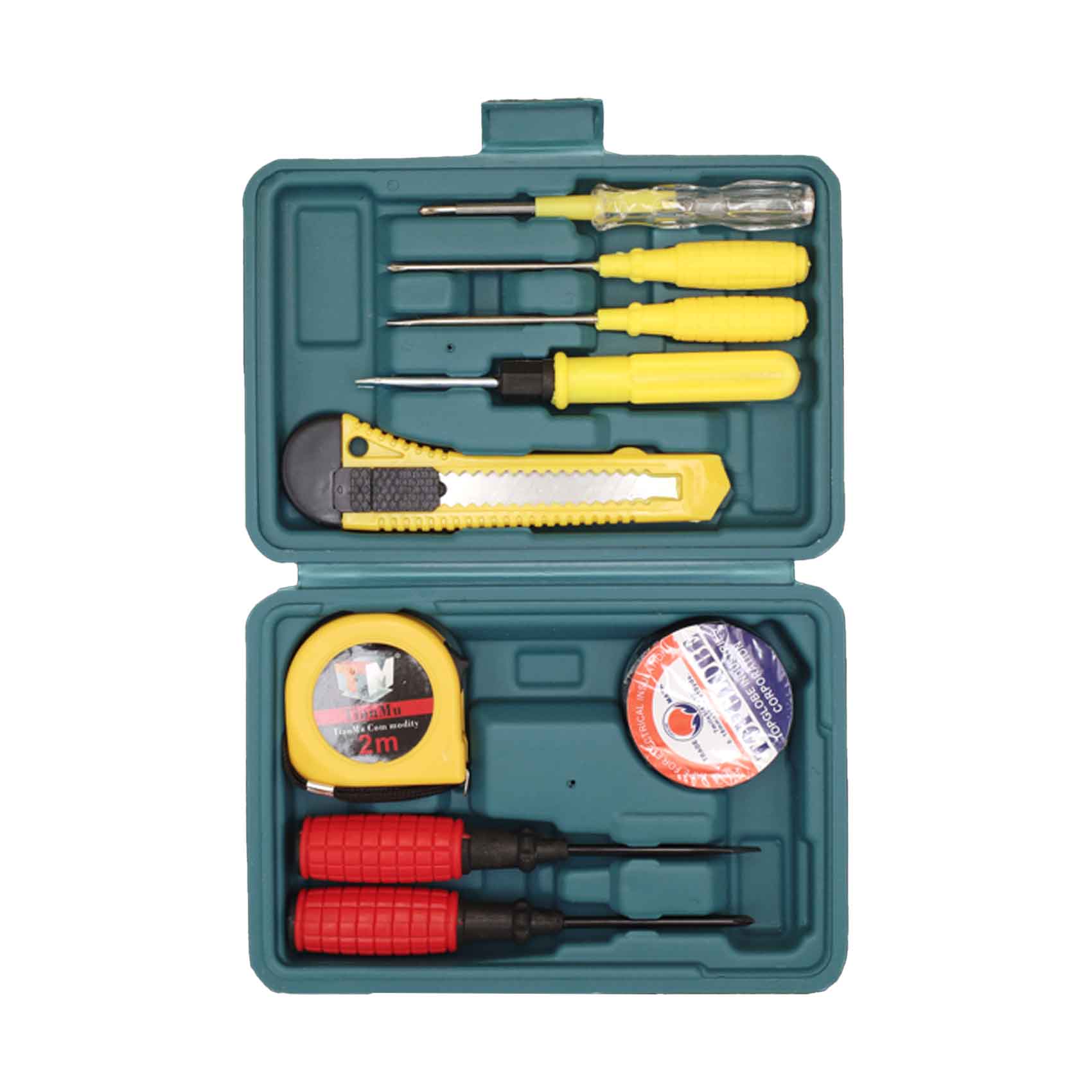 Buy Tools Set With Box 9 Pieces Online | Carrefour Qatar