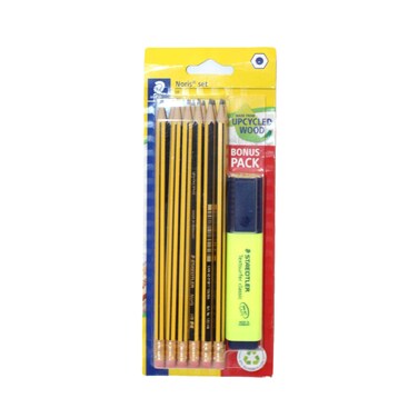 ستيدلر نوريس أب دورة 12 قلم رصاص و1 قلم تحديد