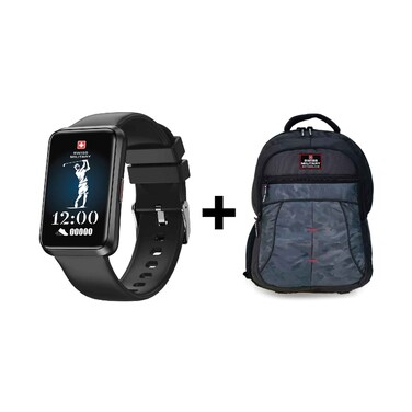 Swiss Military-Bd-Rhine2Blk-Bag ,Black