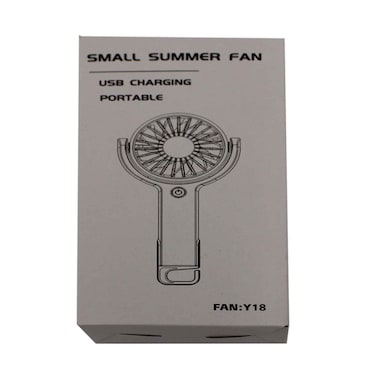 مروحة صغيرة قابلة لإعادة الشحن عبر 1200 مللي أمبير في الساعة