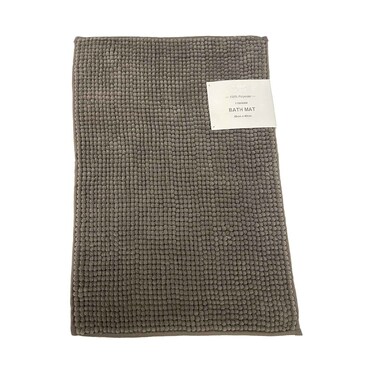 LA Collection Bath Mat Dark Grey 40cmx60cm