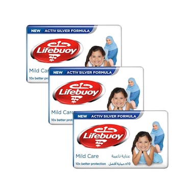 صابون لايف بوي للعناية الخفيفة 160 جرام × 3 قطع