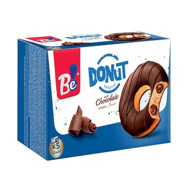 Be Donut Original With Chocolate Cream Flavor 40gx5 Pieces