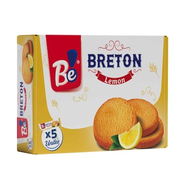 Be Breton Lemon Cookies 48gx5 Pieces