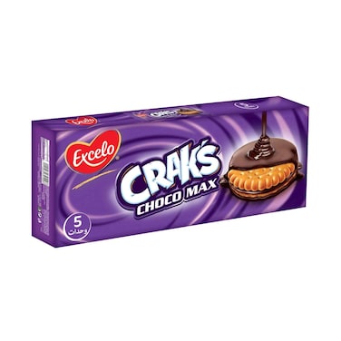 Excelo Biscuit Cracks Choco Max 48gx5 Pieces