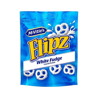 McVities Flipz White Fudge Covered Pretzel 90g