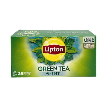 Lipton Green Tea Mint  1.3gx25 Pieces