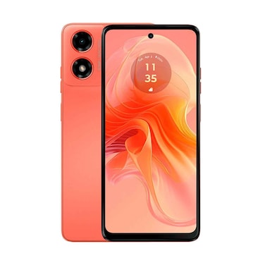 جوال موتورولا G04S  بذاكرة داخلية 128 جيجابايت + 4 جيجابايت اللون برتقالي