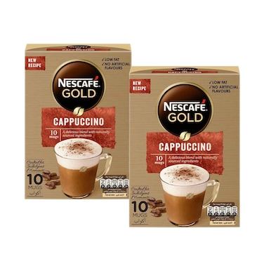 نسكافيه جولد كابتشينو محلى 15.5 جرام × 20 قطعة