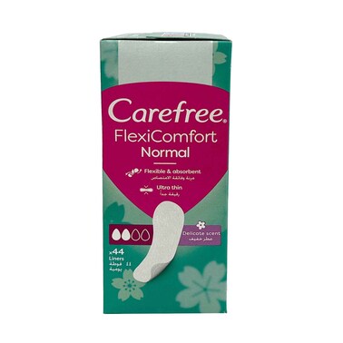 Carefree Flexi Comfort Normal Delicate Scent Liner 44's