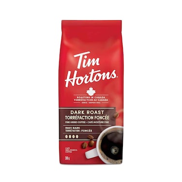 Tim Hortons Dark Roast Ground Coffee 300g