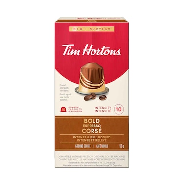 Tim Hortons Bold Espresso Corse Capsule 52g