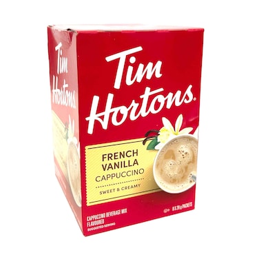 Tim Hortons French Vanilla Cappuccino 28gx8 Pieces