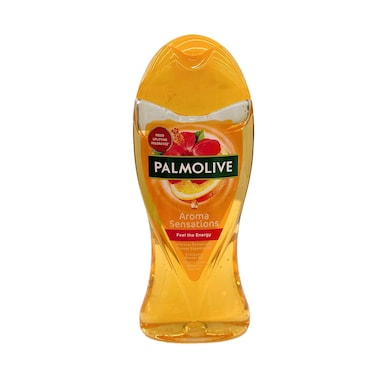 جل الاستحمام بالموليف أروما سينسيشنز اشعر بالطاقة مع مستخلص الكركديه وزيت البرتقال العطري 250 مل