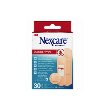 3M Nexcare Bandages Blood Stop 30 Pieces