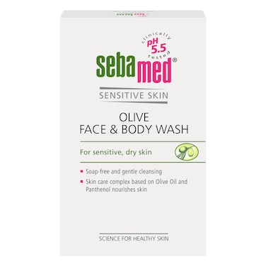 Sebamed Olive Face &amp; Body Wash For Sensitive &amp; Dry Skin 200ml