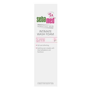 Sebamed Intimate Wash Foam Sensitive Skin For Women aged 15-50 150ml
