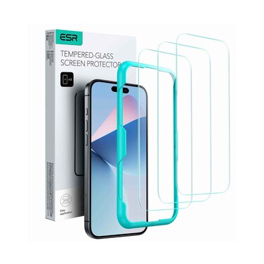 واقي شاشة من الزجاج المقوى لهاتف ايفون 16 برو ماكس