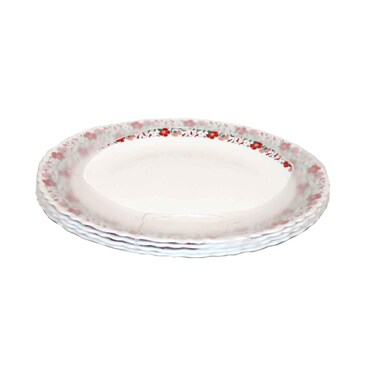 طقم أطباق عشاء 10 بوصة من بوروسيل 4 قطع