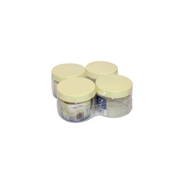 Home Life Round Pet Jar 200ml 4Pcs