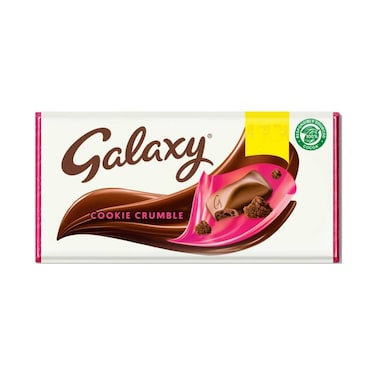 Galaxy Milk Chocolate Cookie Crumble Block 114g