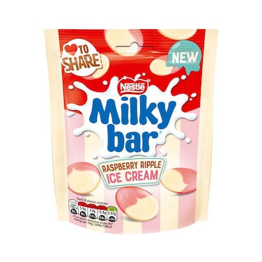 Nestle Milkybar Raspberry Ripple Ice Cream 86g