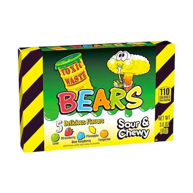 Toxic Waste Sour Gummy Bears 85g