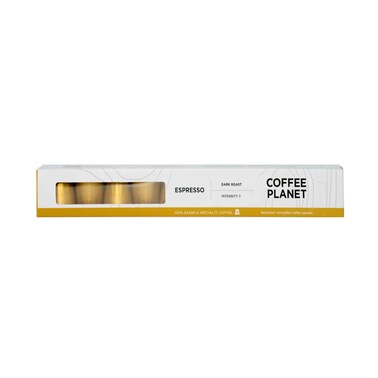 Coffee Planet Espresso Dark Roast Coffee Capsule 56g
