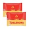 Toblerone Mini Milk Chocolate With Honey &amp; Almond Nougat 168gx2 Pieces