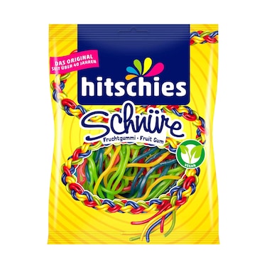 Hitschler Hitchies Frugum Laces Sweet Cords Fruit Gum 125g