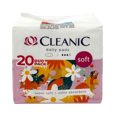 فوط نسائية كلينيك فائقة النعومة 20 قطعة