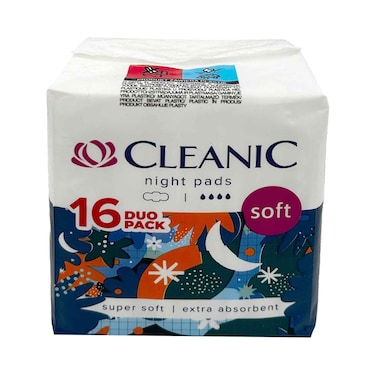 كلينيك فوط نسائية ليلية فائقة النعومة 16 قطعة