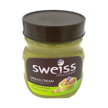 Sweiss Chocolate Spread Cream Smooth &amp; Rich Taste With Pistachio Cream 200g