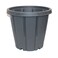 Cosmoplast Plastic Cedargrain Round Flowerpot 14 Inch With Tray assorted