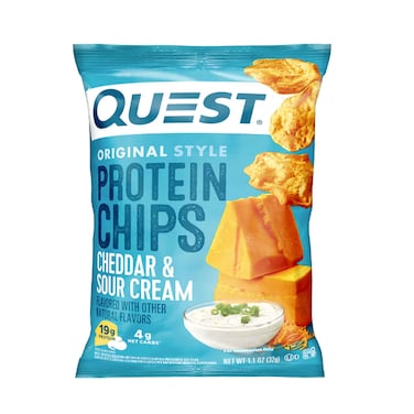 Quest Original Style Protein Chips Cheddar &amp; Sour Cream Flavor 32g