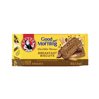 Bakers Good Morning Breakfast Biscuit Chocolate Flavor 50g