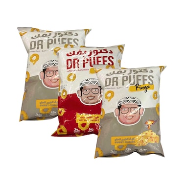 Dr Puff Assorted Flavor 70gx3 Pieces