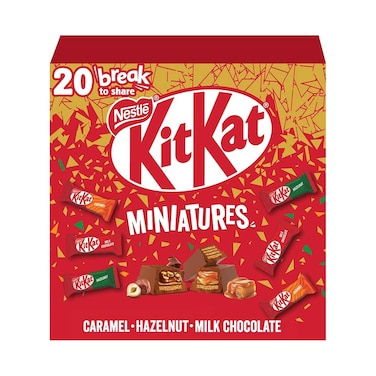 Nestle Kitkat Miniatures With Caramel, Hazelnut &amp; Milk Chocolate 214.5g