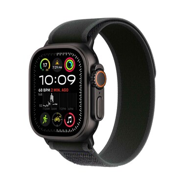 Apple Watch Ultra 2 GPS + Cellular 49mm Black Titanium Case with Black Trail Loop - M/L