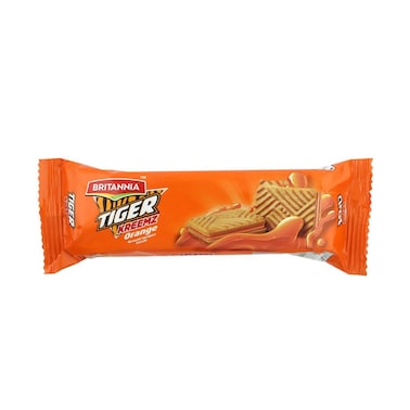 Britannia Tiger Kreemz Orange Flavoured Sandwich Biscuits 72g
